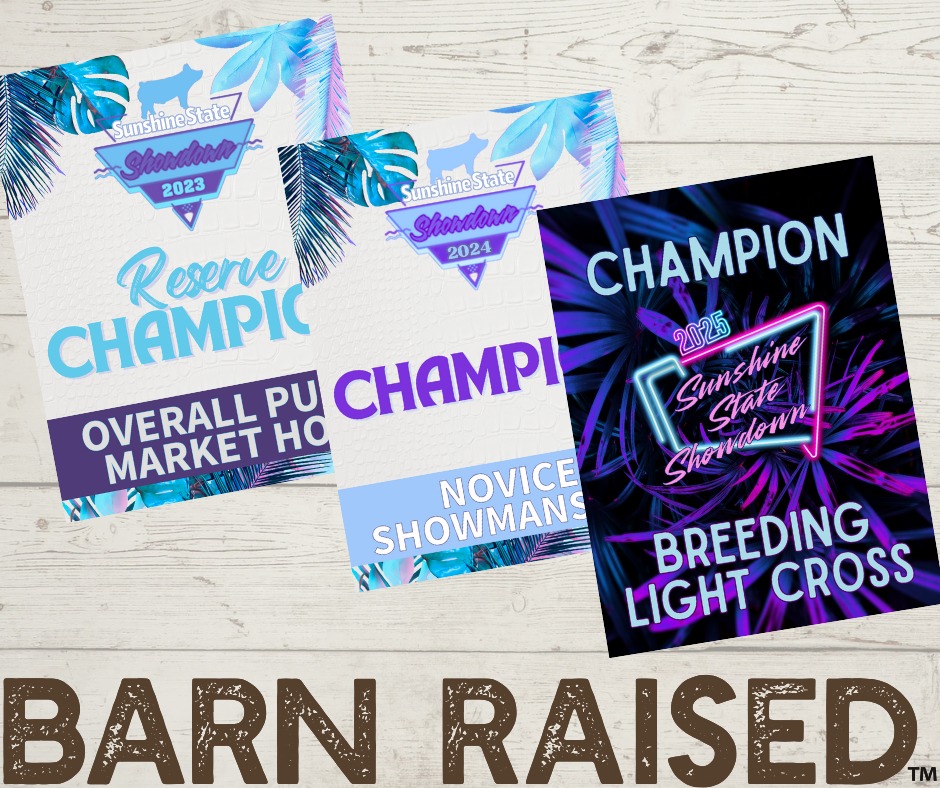 🩵We LOVE our repeat customers — y’all are the heart of Barn Raised! Thank you The Sunshine State Showdown for trusting us to bring your vision to life since your very first show.
Every time our customers come back to us for another banner, stall sign, or logo, it means the world. Watching your setups evolve and your passion grow year after year is what keeps us inspired.
Thank you for coming back, again and again. We see you, we appreciate you, and we can’t wait to create for you again.
📣 Got a show coming up? Let’s get your order started!
#barnraiseddesigns #repeatcustomersrock